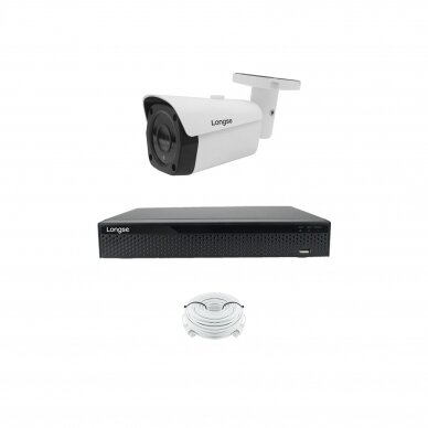 8MP 4K IP surveillance kit Longse - 1- 4 cameras LBF30ML800 4