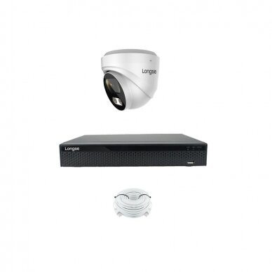 4MP IP surveillance kit Longse - 1- 4 cameras CMSBFG400/A, POE