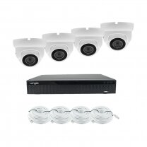 2MP IP surveillance kit Longse - 1- 4 cameras LIRDBAFE200, FullHD, POE