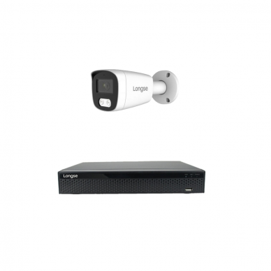 4MP IP surveillance kit Longse - 1- 4 cameras BMSCFG400/A, POE