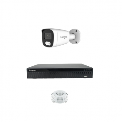 4MP IP surveillance kit Longse - 1- 4 cameras BMSCFG400/A, POE
