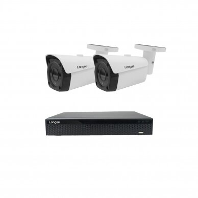 8MP 4K IP surveillance kit Longse - 1- 4 cameras LBF30ML800