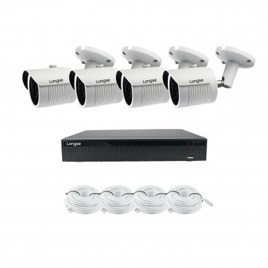 5MP IP surveillance kit Longse - 1- 4 cameras LBH30KL500, Sony Starvis, POE, human detection 9
