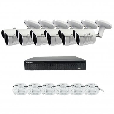 5MP IP surveillance kit Longse - 5-8 cameras LBH30KL500 5