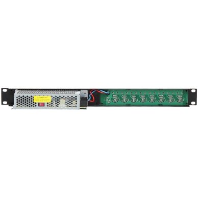8-PORT PATCH PANEL WITH POWER ADAPTER ZR48-158/POE-8 48 V DC 3.3 A 2