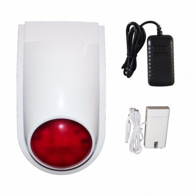Wireless outdoor siren for security systems WALE PR-106AW 1