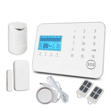 GSM alarm kit WALE PR-JT-99CSG with wireless sensors 11