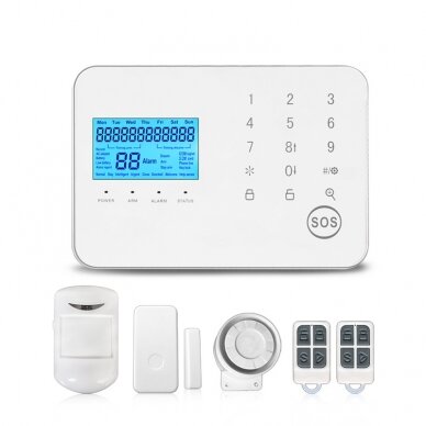 GSM alarm kit WALE PR-JT-99CSG with wireless sensors 6