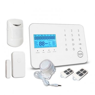 GSM alarm kit WALE PR-JT-99CSG with wireless sensors 9