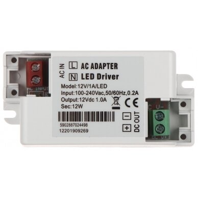 SWITCHING ADAPTER 12V/1A/LED 1