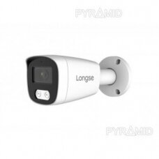 IP camera Longse BMSCKL500WH/A, 5Mp Sony Starvis, 2,8mm, white LED up to 25m, microphone, POE, human detection