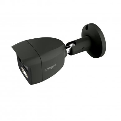 IP camera Longse BMSAKL800/DGA, 8Mp, 2,8mm, 25m IR, POE, microphone, human detection, microSD slot, dark grey 1