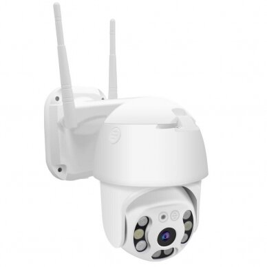 IP camera with human detection PYRAMID PYR-SH800DPB, 8Mp, WiFi, microSD slot, with microphone 1