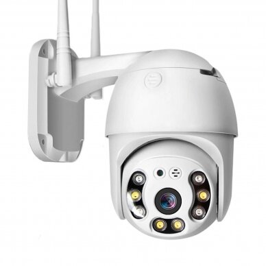 IP camera with human detection PYRAMID PYR-SH800DPB, 8Mp, WiFi, microSD slot, with microphone