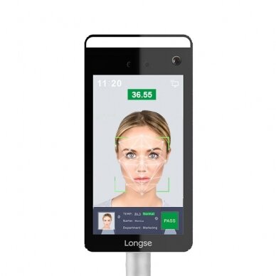 AI face recognition device with temperature measuring function Longse