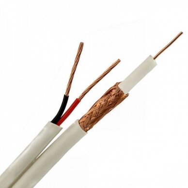 Cable RG59+2x0,75mm, 1m