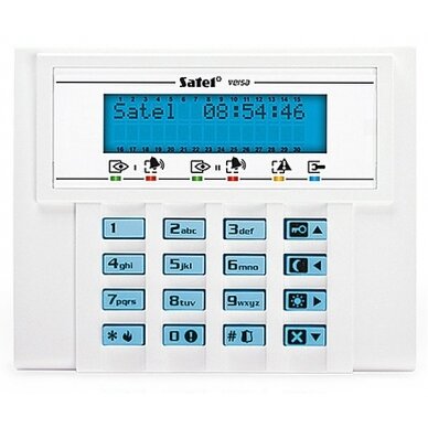 KEYPAD FOR ALARM CONTROL PANEL VERSA-LCD-BL SATEL 1