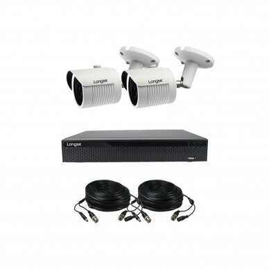AHD 4 cameras surveillance kit Longse with 2Mpix cameras LBH30HTC200F 4