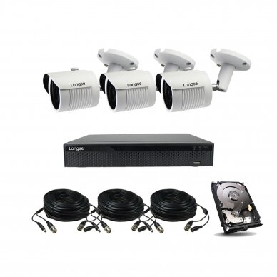 AHD 4 cameras surveillance kit Longse with 2Mpix cameras LBH30HTC200F 6