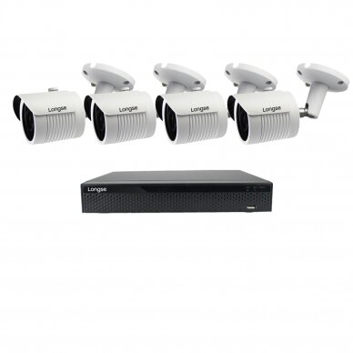 AHD 4 cameras surveillance kit Longse with 2Mpix cameras LBH30HTC200F 13