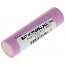 LI-ION BATTERY BAT-ICR18650-26H/AKU 3.7 V SAMSUNG