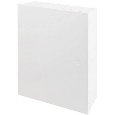 Metal case for alarm system 320x400x90mm, with 40VA PSU, white 1