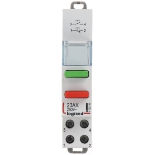 DUAL FUNCTIONS PUSH-BUTTONS LE-412916 1X NO + 1X NC 20 A LEGRAND 1