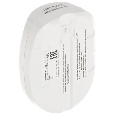 WIRED PIR DETECTOR DS-PDP18-EG2(P) Hikvision, up to 18m, 85,9°, PET up to 10Kg 2