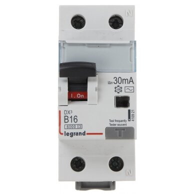 RESIDUAL CURRENT CIRCUIT BREAKER LE-410921 ONE-PHASE, B TYPE 30 mA 16 A LEGRAND 1