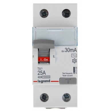 RESIDUAL CURRENT CIRCUIT BREAKER LE-411509 ONE-PHASE, AC TYPE 30 mA 25 A LEGRAND 1
