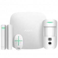 Alarm security kit AJAX STARTERKIT CAM 20293, with camera, white