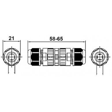CONNECTION BOX PUH-3P-M16 4