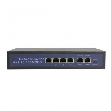 Network switch Longse HT412 10/100Mbps 6 ports, 4xPOE 1