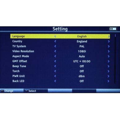 UNIVERSAL METER ST-6986 DVB-T/T2 DVB-S/S2 DVB-C SIGNAL 17