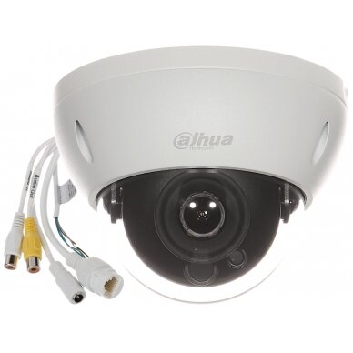 Vandalproof IP camera Dahua IPC-HDBW5249R-ASE-NI-0360B, Full-Color, 1080P, 3.6mm