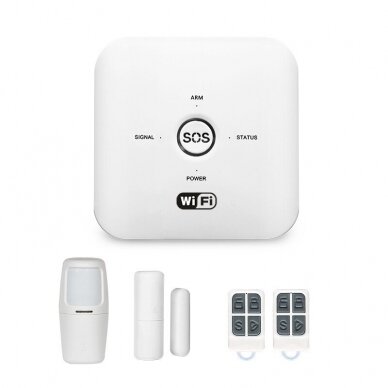 WIFI+GSM alarm kit WALE PR-JT-10DT with wireless sensors